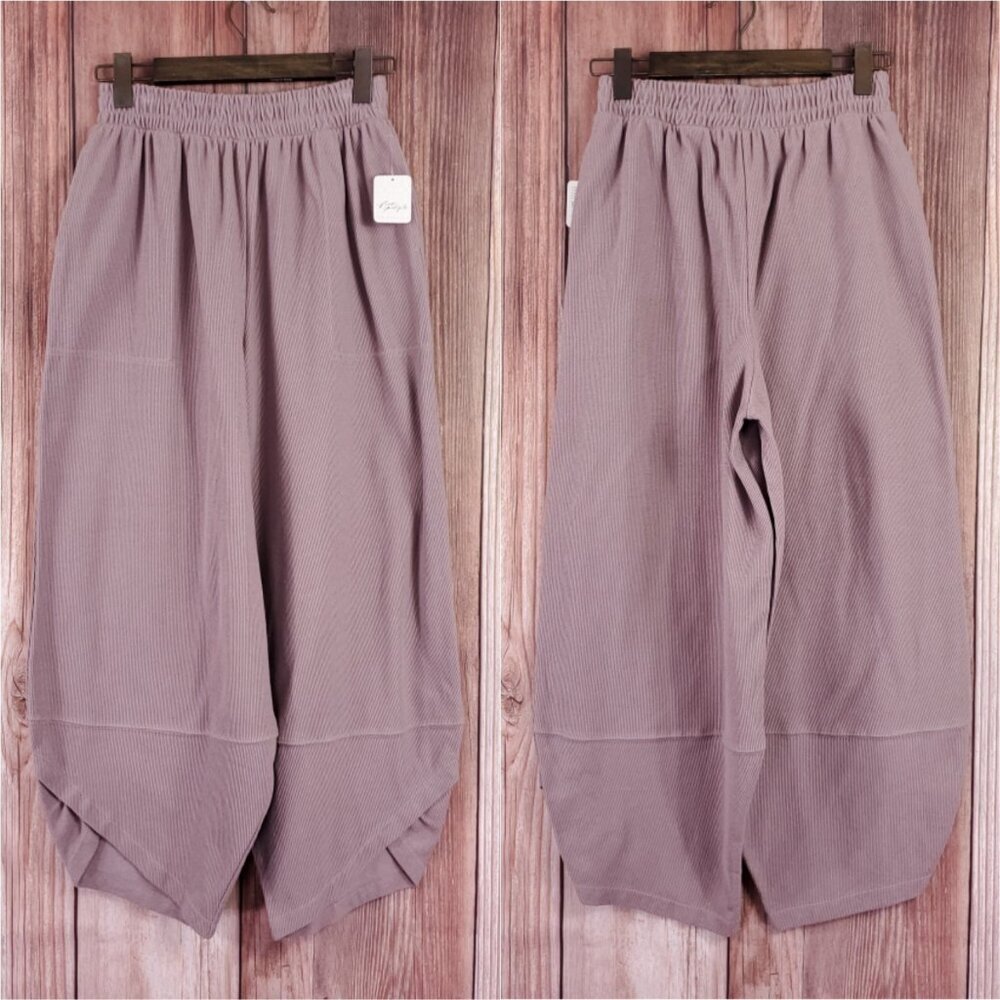 NWT Free People Beach Leo Pants Womens Size Small Slouchy Taupe $70 OB1363086